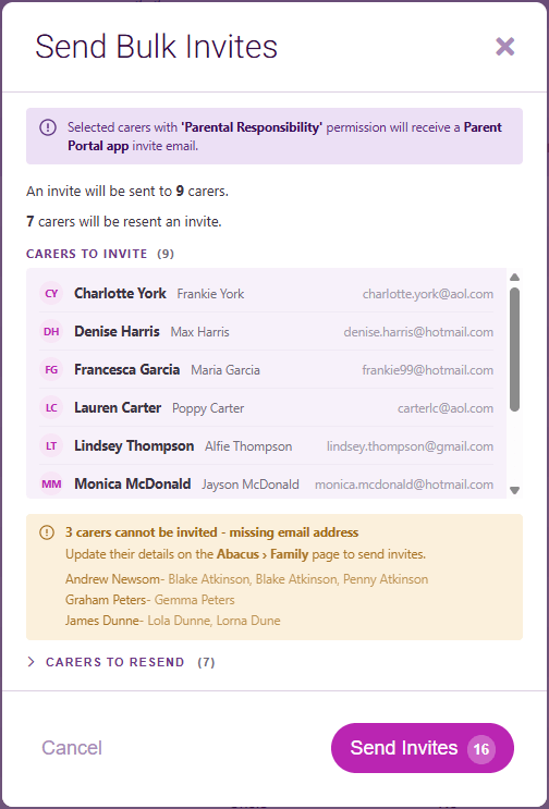 Review and confirm