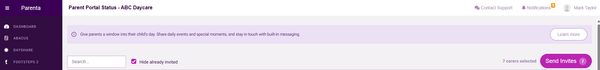 Click Send Invites